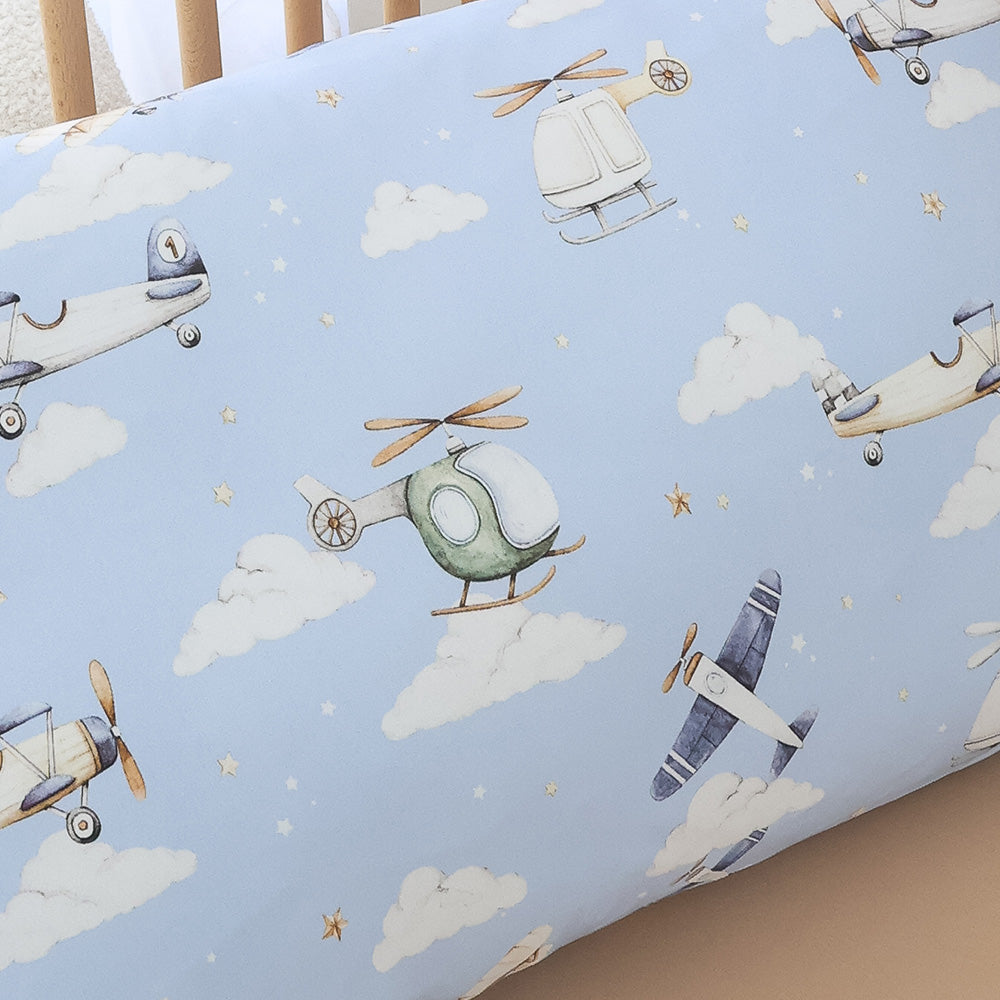 Taking Flight Organic Cotton Toddler Pillowcase - View 2