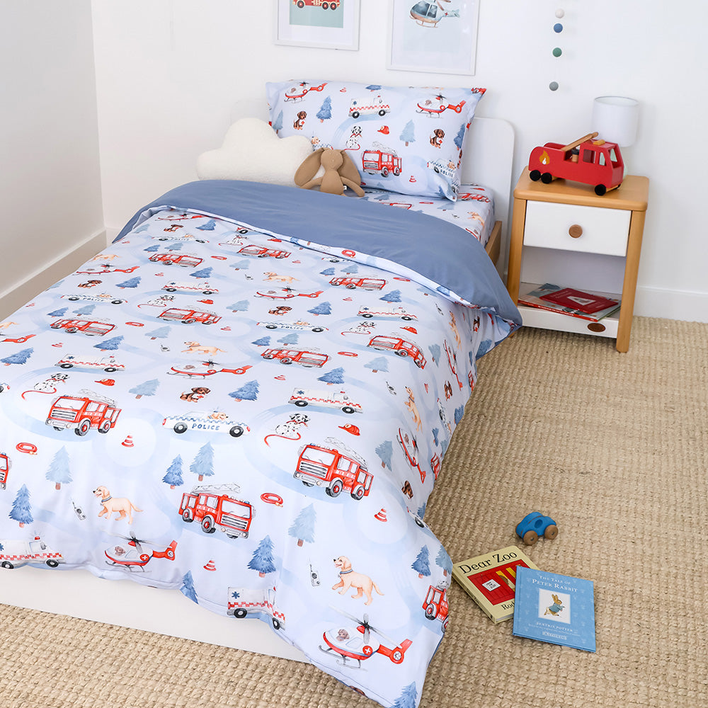 To The Rescue Organic Cotton Single Pillowcase - View 4