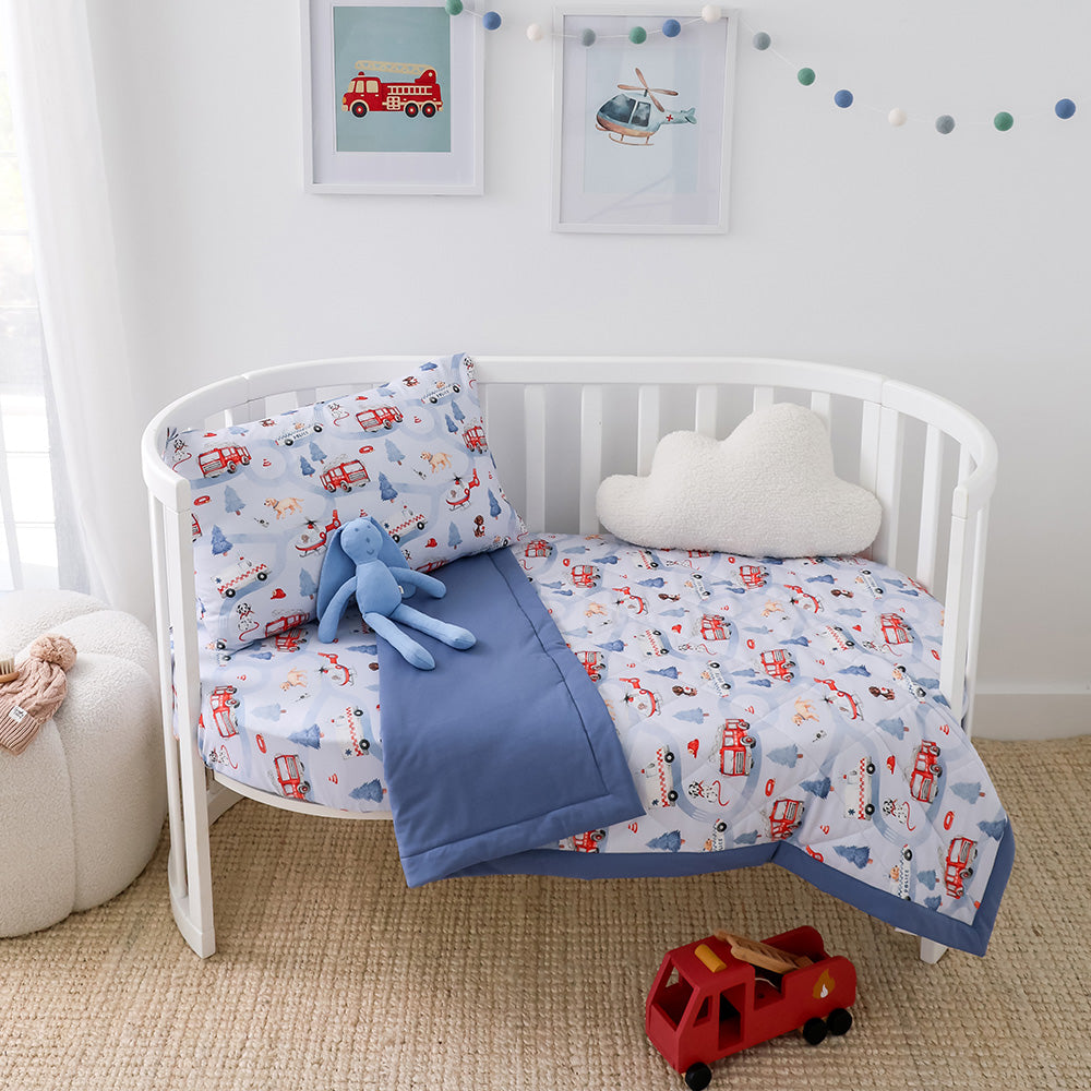 To The Rescue Organic Cotton Cot Comforter - View 5