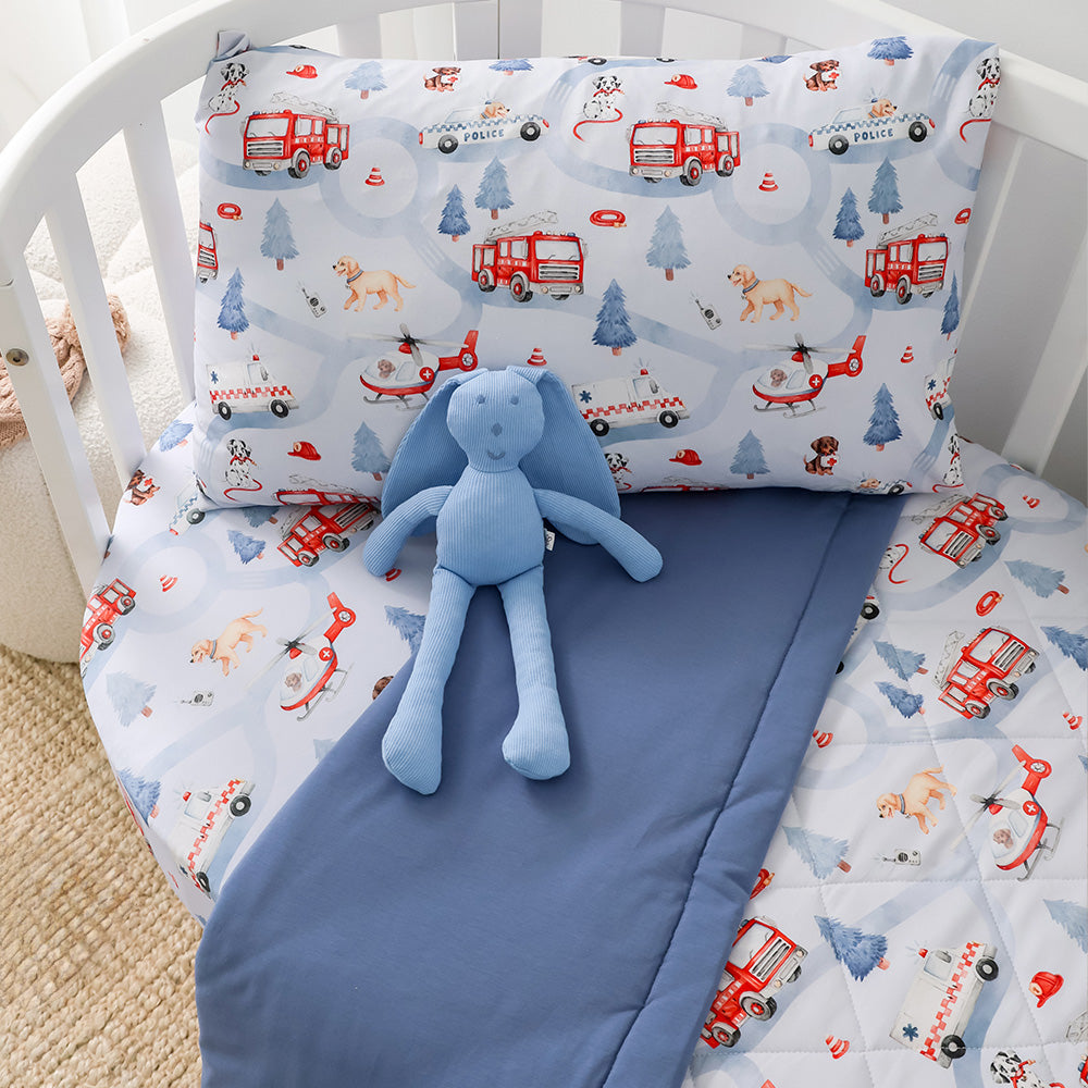 To The Rescue Organic Cotton Toddler Pillowcase - View 2