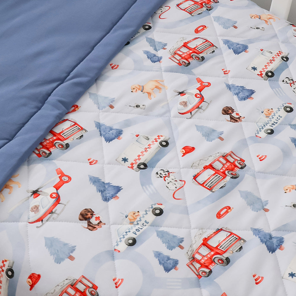 To The Rescue Organic Cotton Cot Comforter - View 2