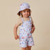 To The Rescue Organic Snuggle Overall Shorts | Snuggle Hunny