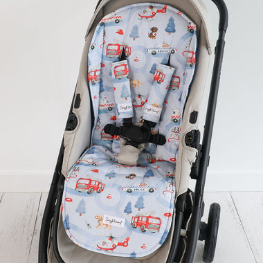 To The Rescue Pram Liner & Strap Cover Set | Snuggle Hunny