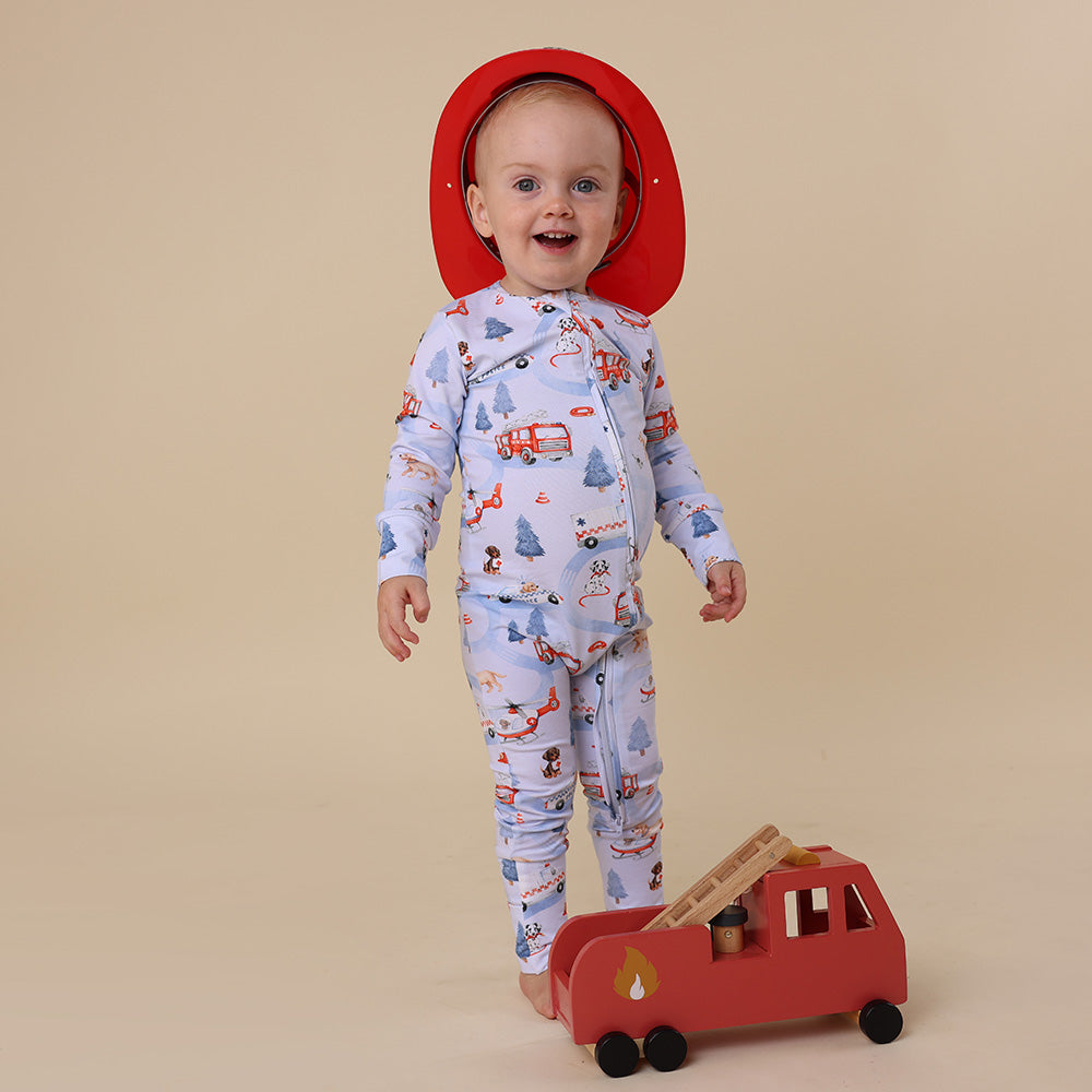 To The Rescue Organic Snugglesuit Convertible Romper - View 10