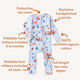 To The Rescue Organic Snugglesuit Convertible Romper - Thumbnail 6