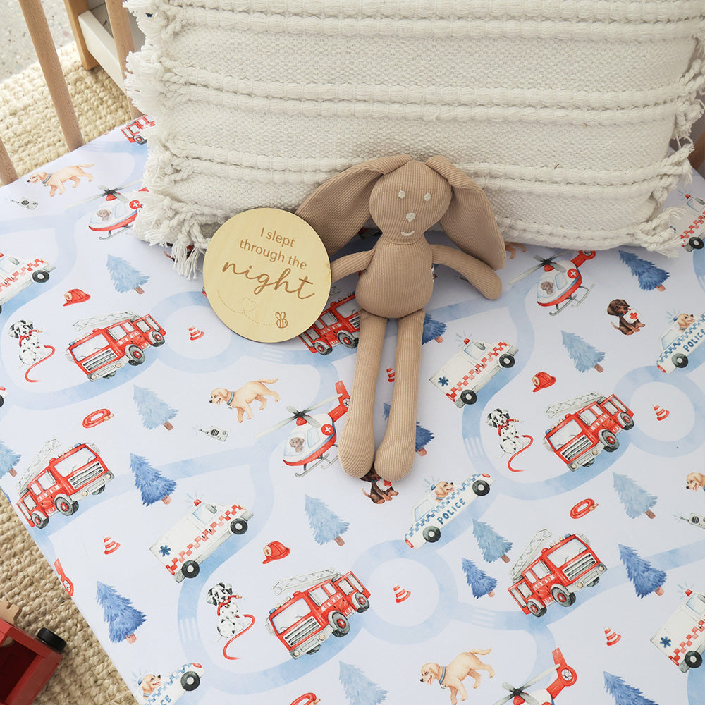 To The Rescue Organic Fitted Cot Sheet - View 4