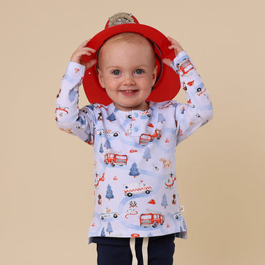 To The Rescue Organic Long Sleeve Top | Snuggle Hunny