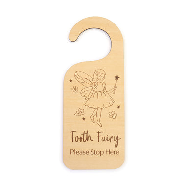 Tooth Fairy Wooden Door Hanger | Snuggle Hunny