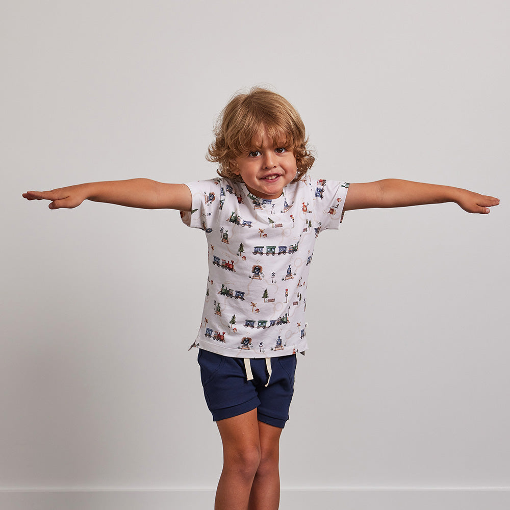 Trains Organic T-Shirt - View 13
