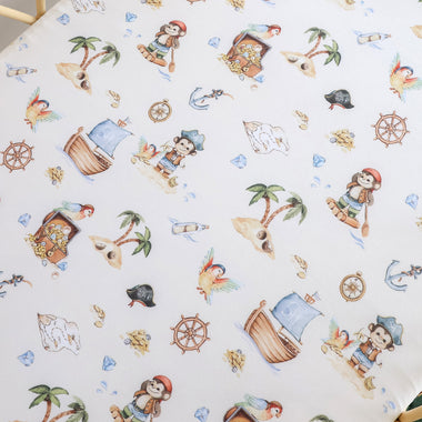 Treasure Island Organic Bassinet Sheet / Change Pad Cover | Snuggle Hunny