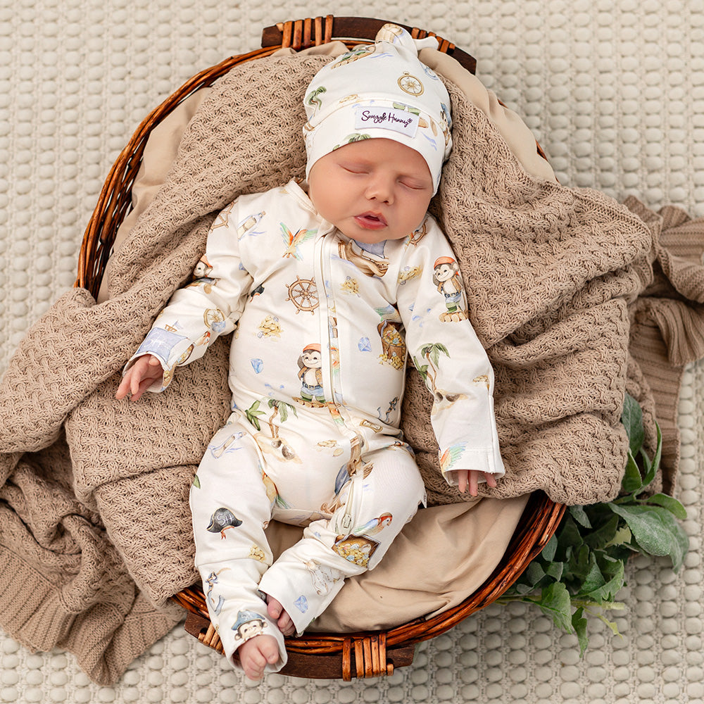 Treasure Island Organic Snugglesuit Convertible Romper - View 5