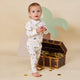Treasure Island Organic Snugglesuit Convertible Romper - Thumbnail 4