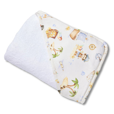 Treasure Island Organic Hooded Baby Towel | Snuggle Hunny