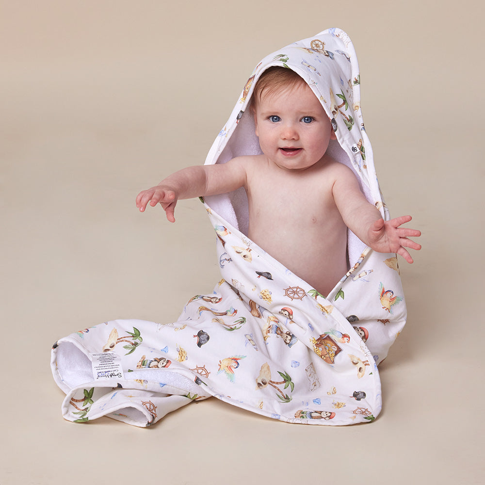 Treasure Island Organic Hooded Baby Towel - View 3