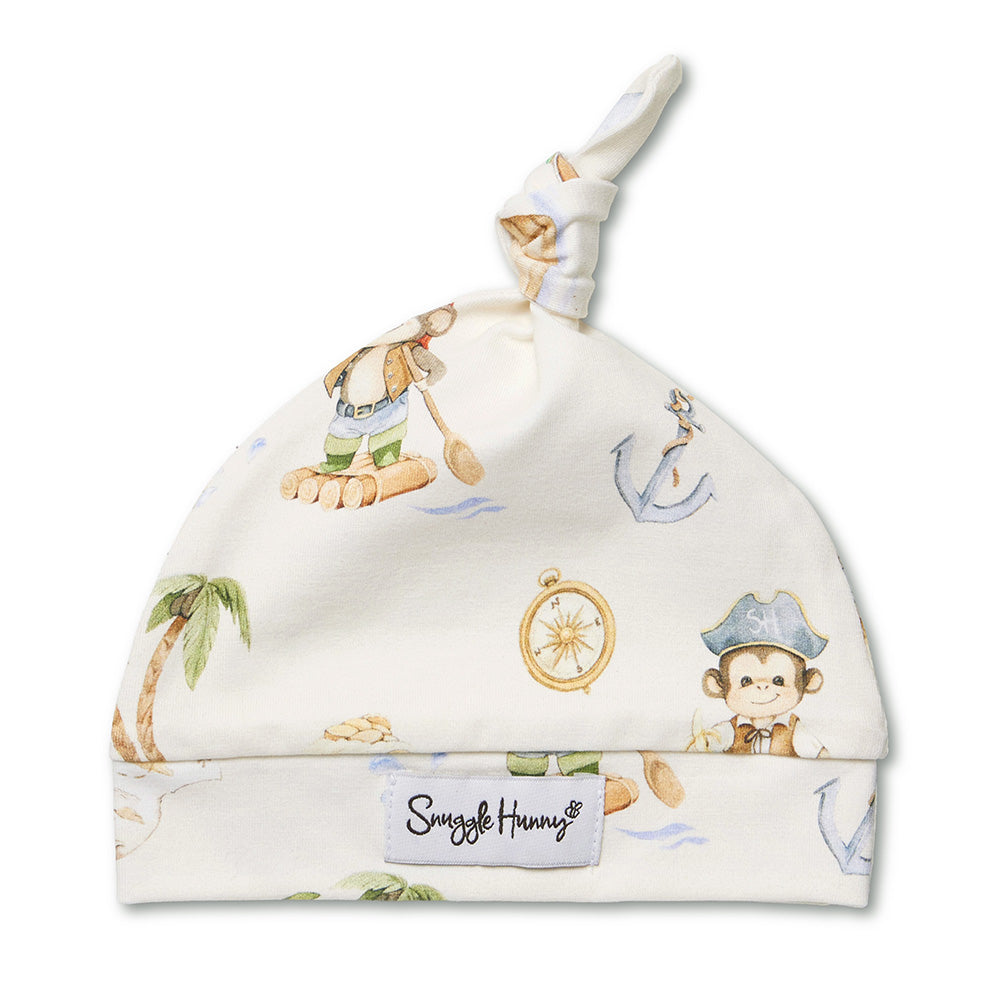 Treasure Island Organic Knotted Beanie - View 2