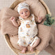 Treasure Island Organic Snuggle Overall Shorts - Thumbnail 10