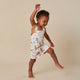 Treasure Island Organic Snuggle Overall Shorts - Thumbnail 4