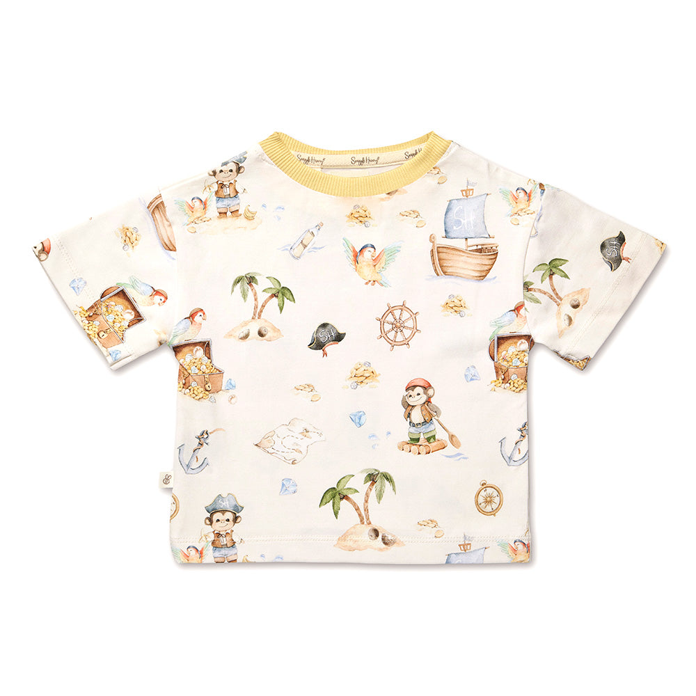 Treasure Island Organic Oversized Tee - View 2