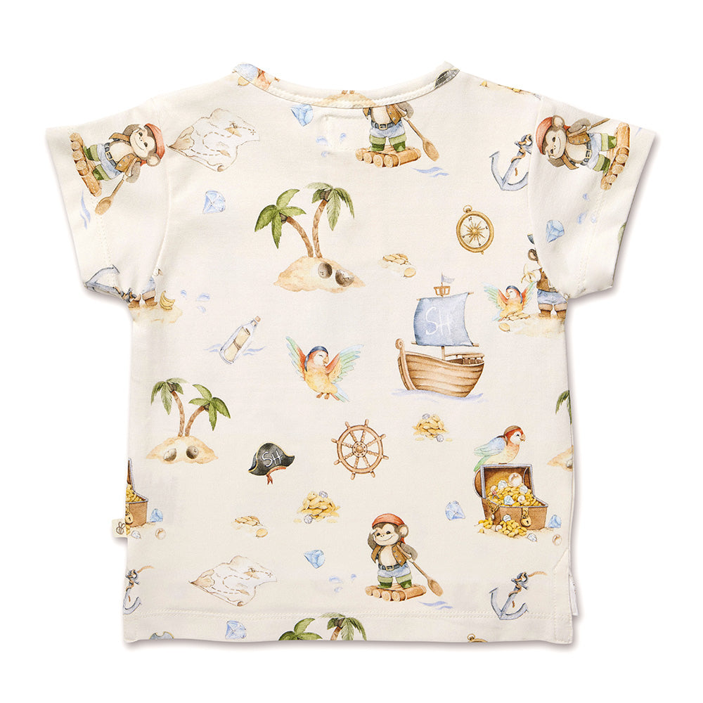 Treasure Island Organic Short Sleeve Top - View 7