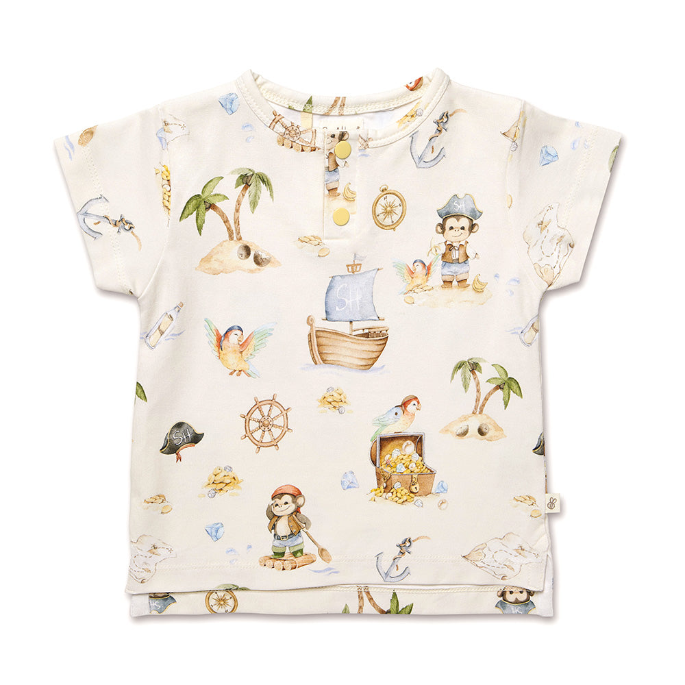 Treasure Island Organic Short Sleeve Top - View 2
