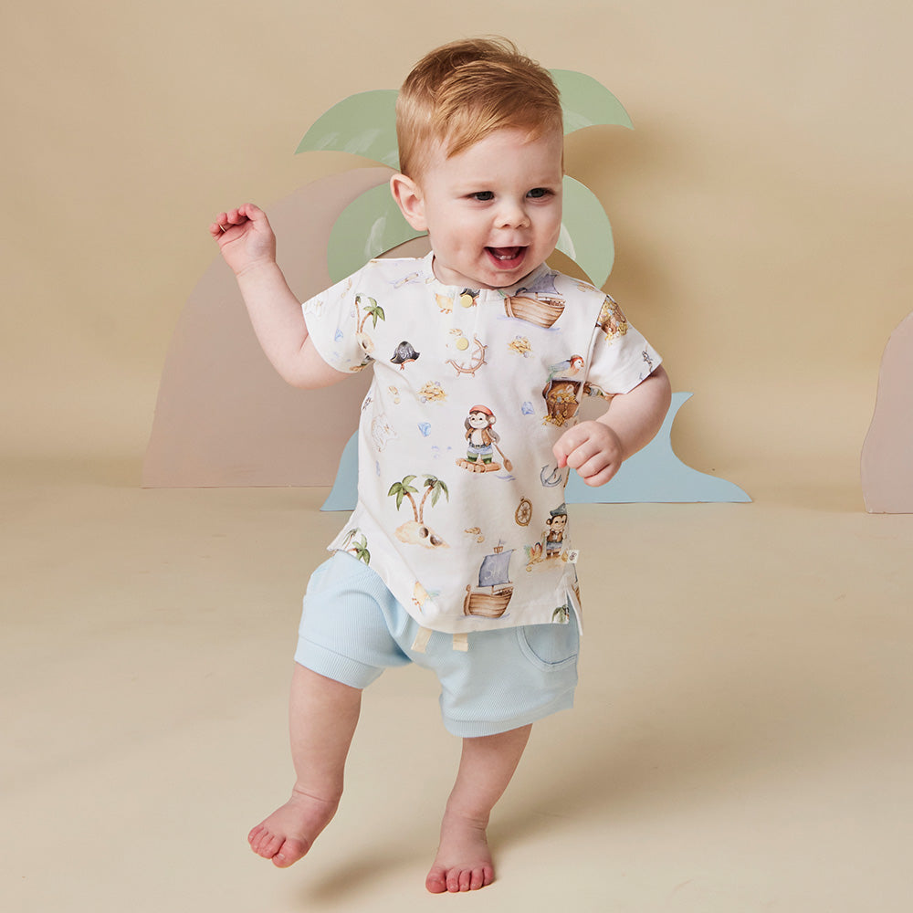 Treasure Island Organic Short Sleeve Top - View 4