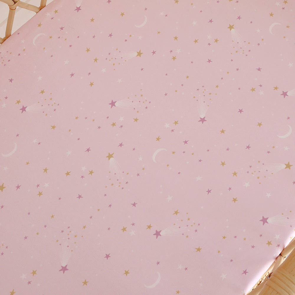 Turtle Organic Bassinet Sheet / Change Pad Cover
