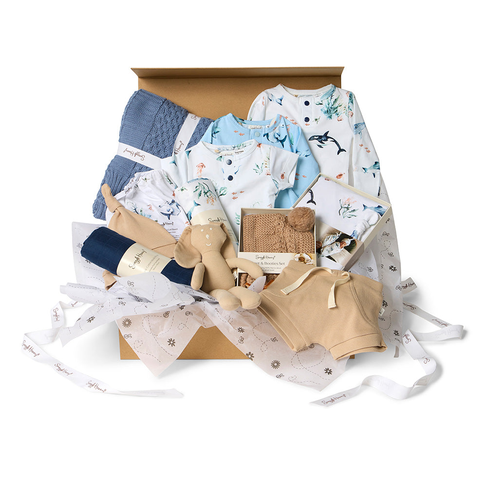 Ultimate Newborn Gift Hamper - Ocean - View 1
