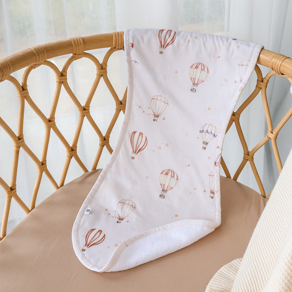 Up & Away Organic Cotton Burp Cloth - View 3