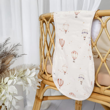 Up & Away Organic Cotton Burp Cloth | Snuggle Hunny