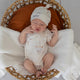 Up & Away Short Sleeve Organic Kimono Bodysuit - Thumbnail 5