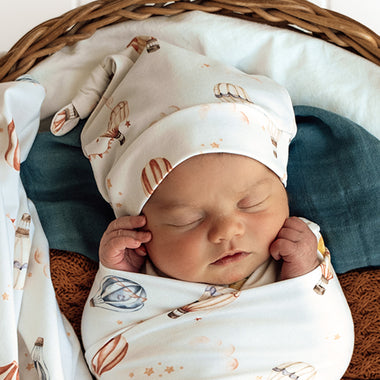Up & Away Organic Knotted Beanie | Snuggle Hunny