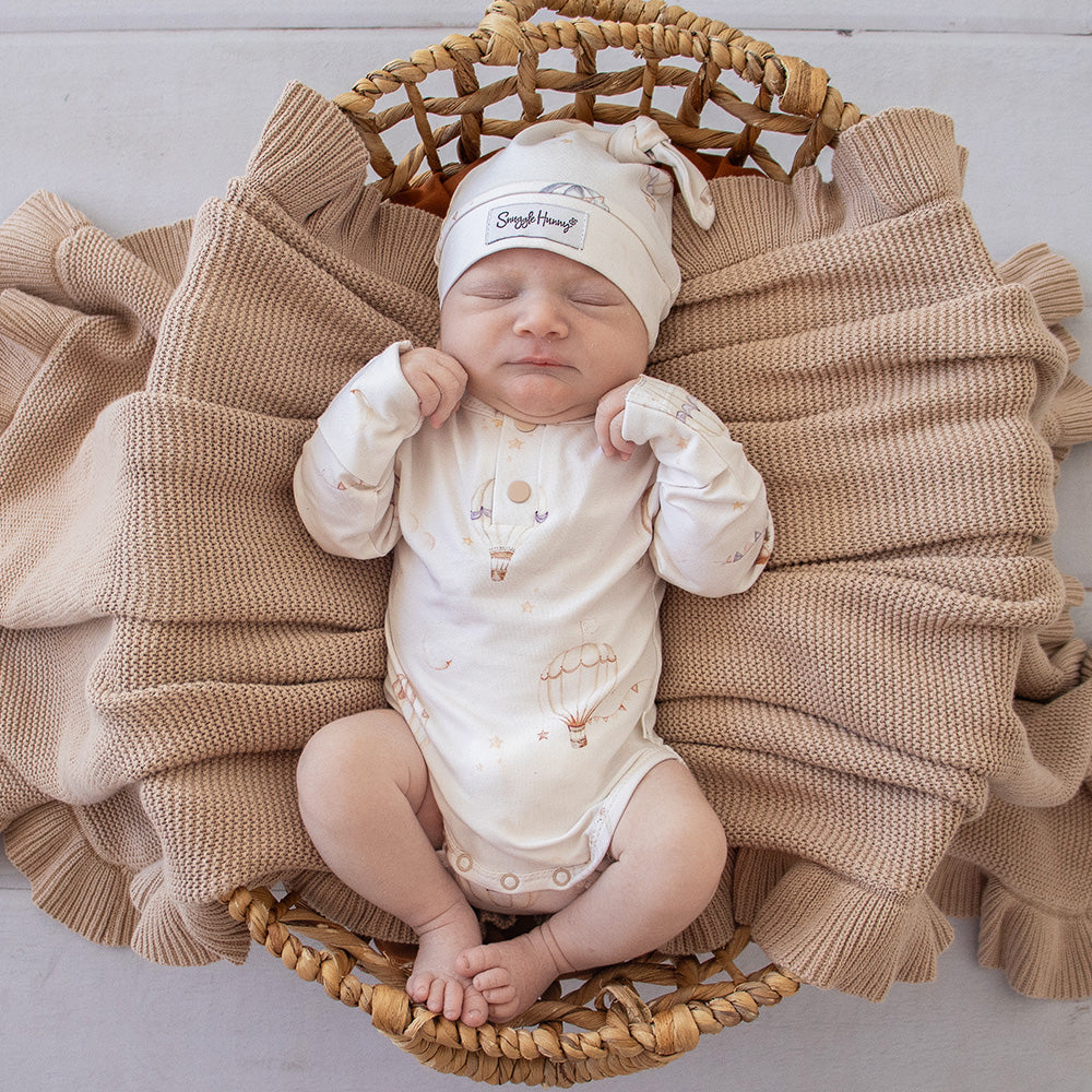 Up & Away Long Sleeve Organic Bodysuit - View 1