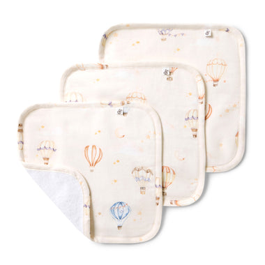 Up & Away Organic Wash Cloths - 3 Pack | Snuggle Hunny