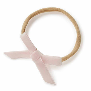 Lullaby Pink Velvet Bow-Snuggle Hunny