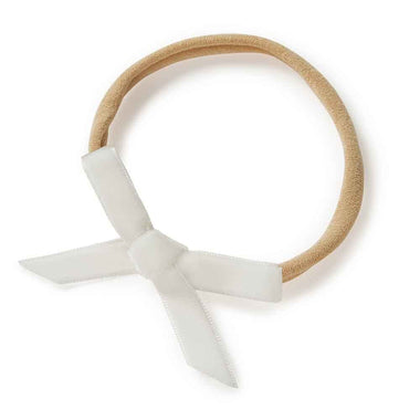 Velvet Bows - White Velvet Bow