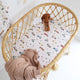 Vintage Cars Organic Bassinet Sheet / Change Pad Cover - Thumbnail 1