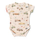 Vintage Cars Short Sleeve Organic Bodysuit - Thumbnail 2