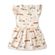 Vintage Cars Short Sleeve Organic Dress - Thumbnail 8