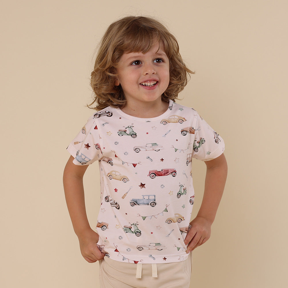 Vintage Cars Organic T-Shirt - View 1