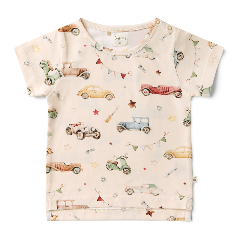 Vintage Cars Organic T-Shirt - View 2