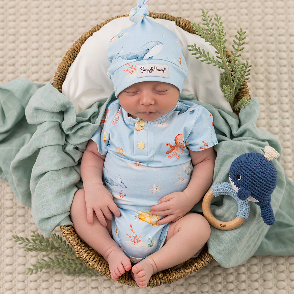 Handmade Whale Crochet Rattle - View 3