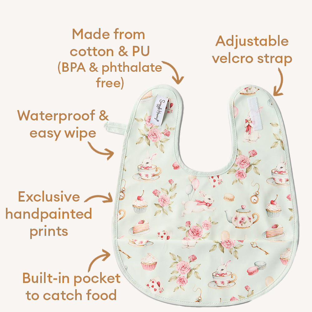 White Rabbit Snuggle Bib - View 4