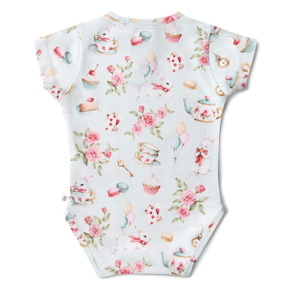 White Rabbit Short Sleeve Organic Bodysuit - View 7