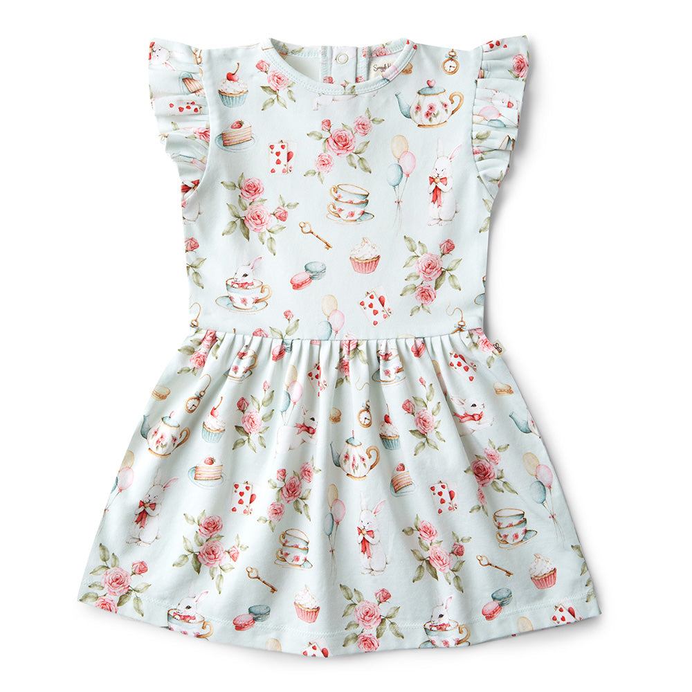 White Rabbit Short Sleeve Organic Dress - View 8