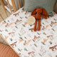 Wild Horses Organic Fitted Cot Sheet - Thumbnail 3