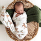 Wild Horses Organic Jersey Wrap & Beanie Set - Thumbnail 12