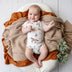 Wild Horses Short Sleeve Organic Bodysuit | Snuggle Hunny