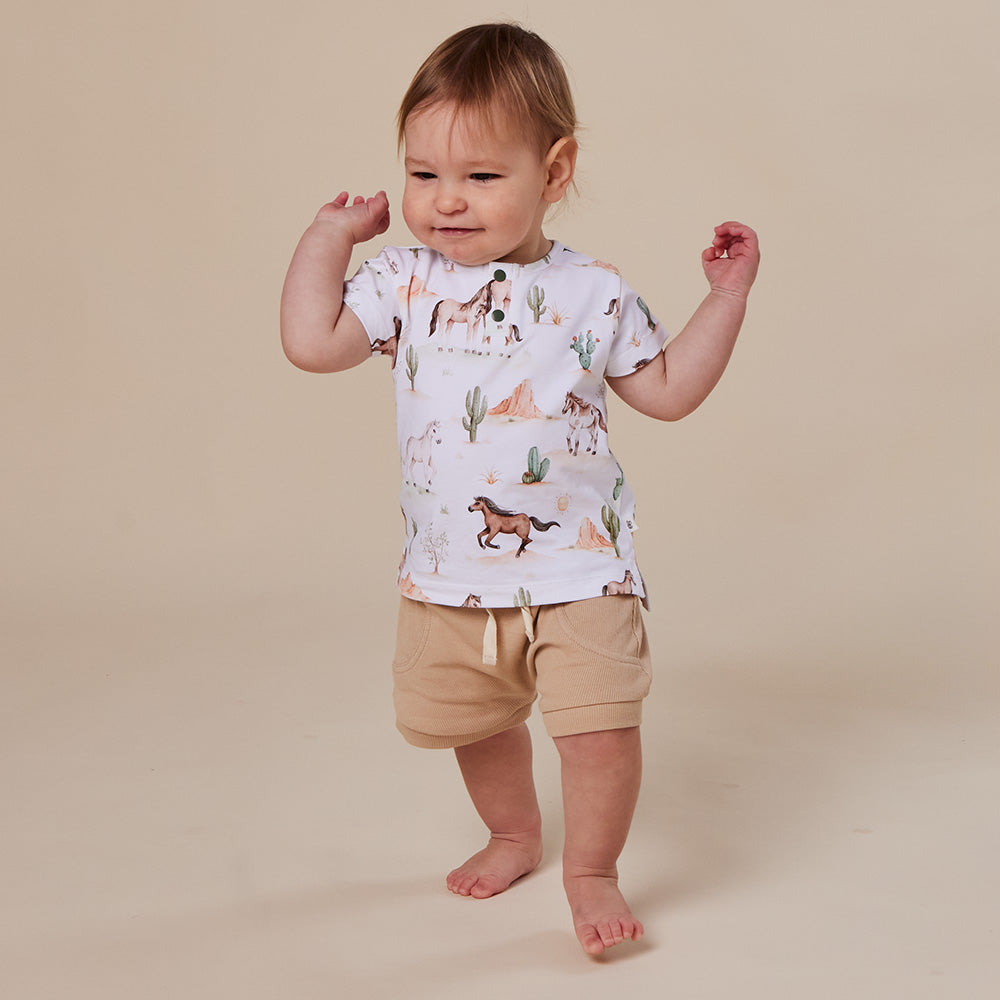 Wild Horses Organic Short Sleeve Top - View 7