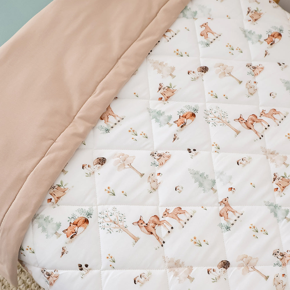 Woodland Tales Organic Cotton Cot Comforter - View 2