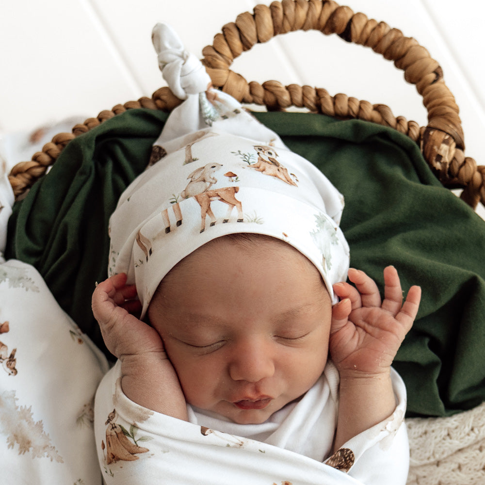 Woodland Tales Organic Knotted Beanie - View 3